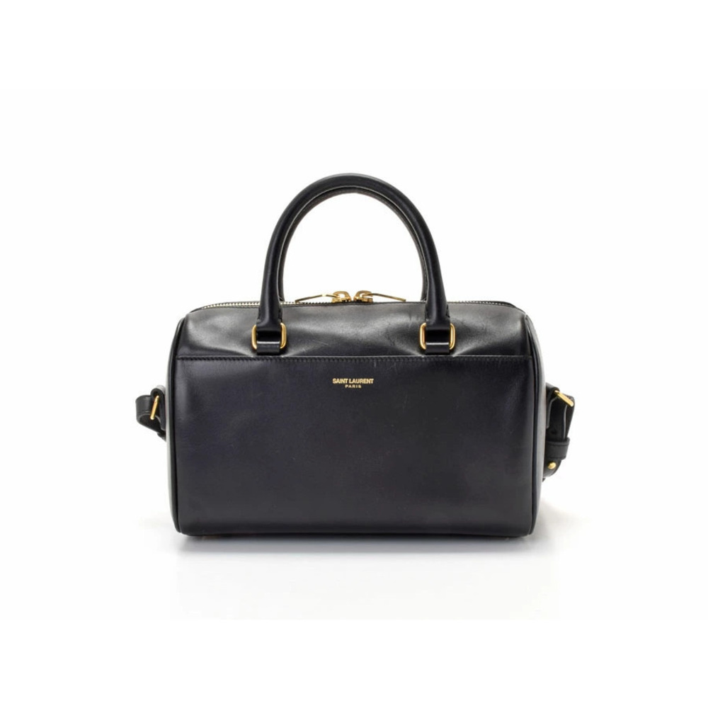 Saint Laurent Baby Duffle Black Calfskin